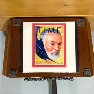 Wood Cigar Box Handbag Time Life Magazine